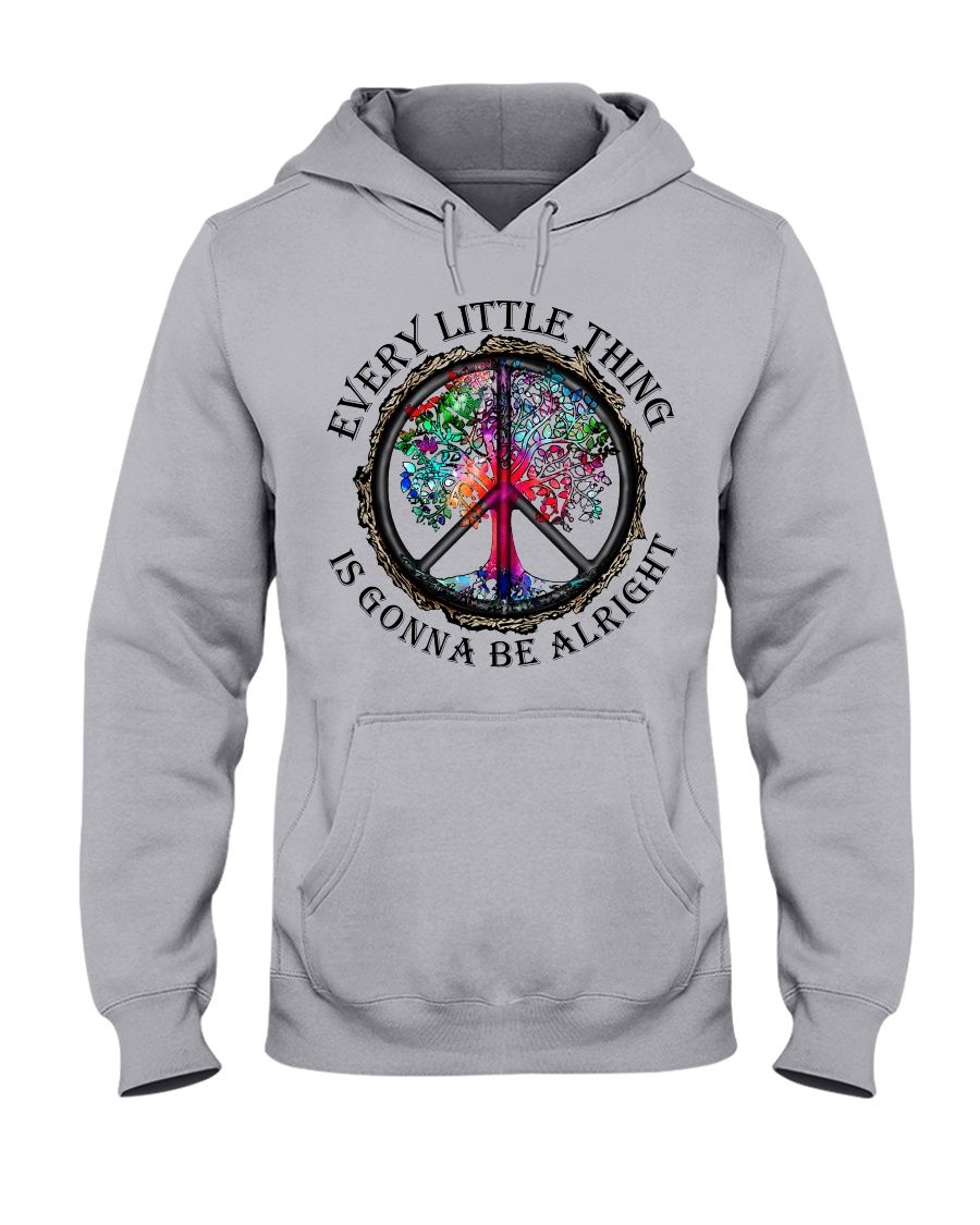 Hippie Every Little Thing Is Gonna Be Alright Shirt Apparel Hippie Every Little Thing Is Gonna Be Alright Shirt Apparel