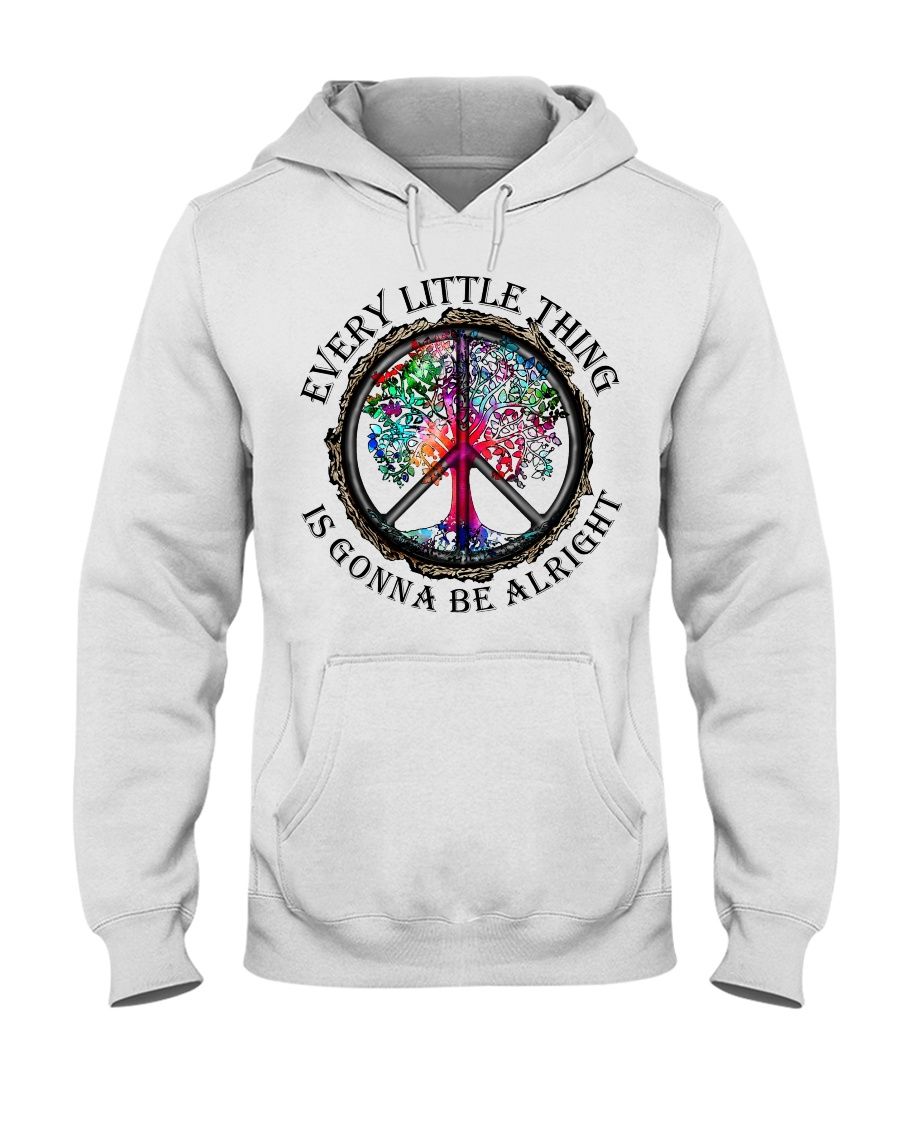 Hippie Every Little Thing Is Gonna Be Alright Shirt Apparel Hippie Every Little Thing Is Gonna Be Alright Shirt Apparel