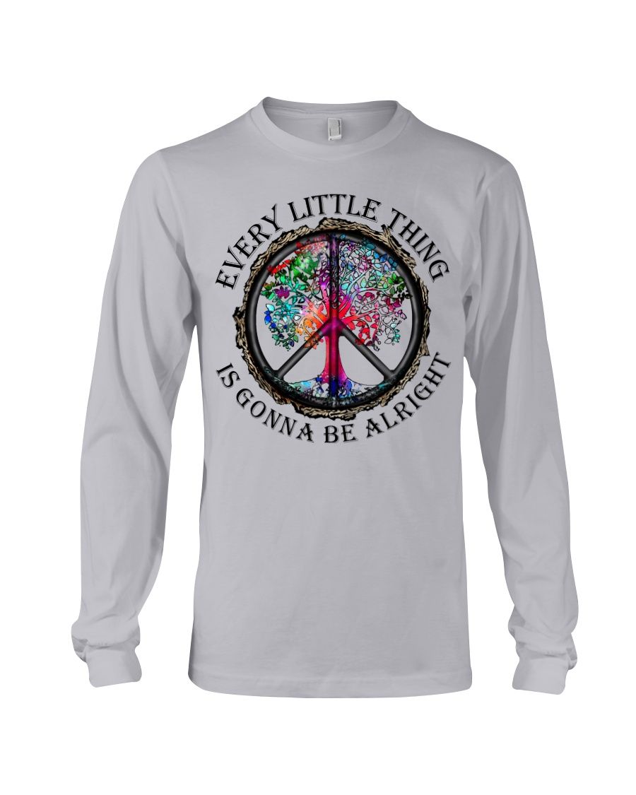 Hippie Every Little Thing Is Gonna Be Alright Shirt Apparel Hippie Every Little Thing Is Gonna Be Alright Shirt Apparel
