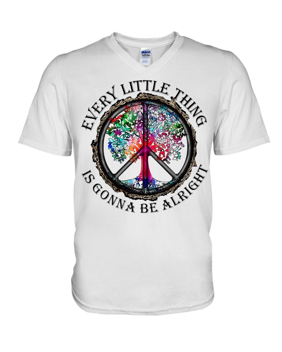 Hippie Every Little Thing Is Gonna Be Alright Shirt Apparel Hippie Every Little Thing Is Gonna Be Alright Shirt Apparel