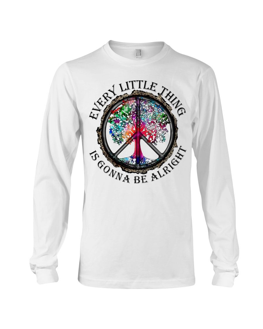 Hippie Every Little Thing Is Gonna Be Alright Shirt Apparel Hippie Every Little Thing Is Gonna Be Alright Shirt Apparel