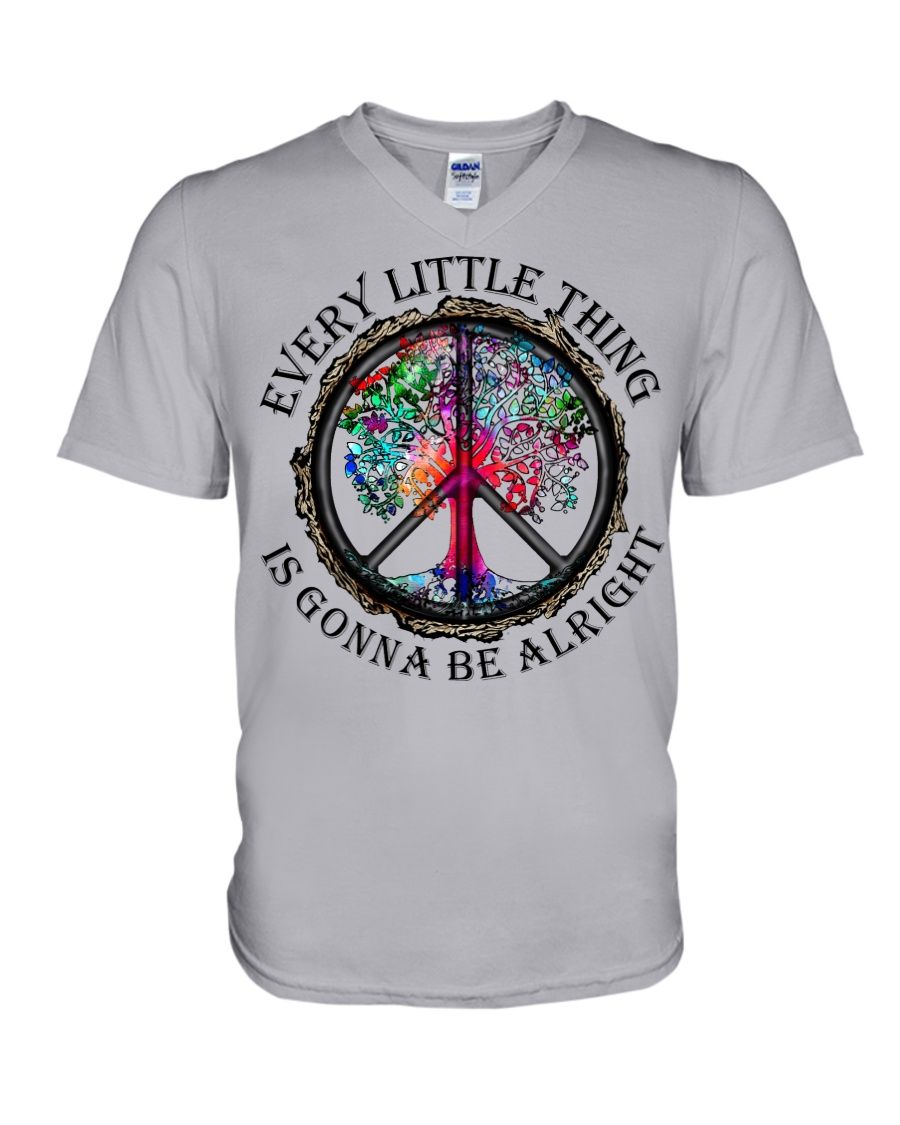 Hippie Every Little Thing Is Gonna Be Alright Shirt Apparel Hippie Every Little Thing Is Gonna Be Alright Shirt Apparel