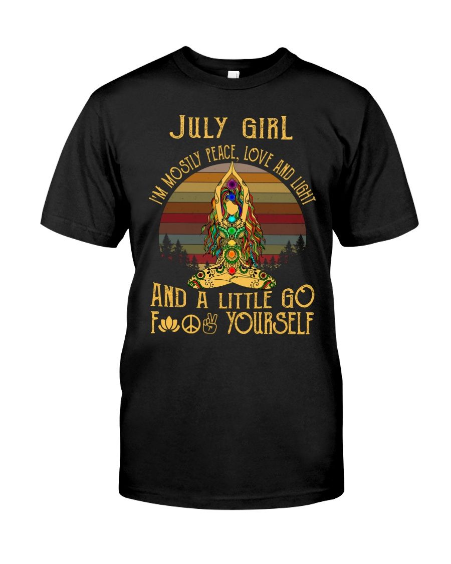 July Girl I'm Mostly Peace Love And Light Buddha Yoga Shirt. Apparel July Girl I'm Mostly Peace Love And Light Buddha Yoga Shirt. Apparel