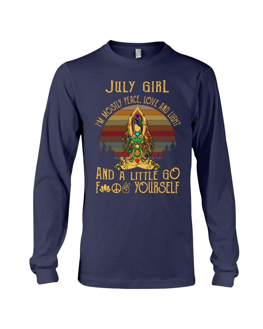 July Girl I'm Mostly Peace Love And Light Buddha Yoga Shirt. Apparel July Girl I'm Mostly Peace Love And Light Buddha Yoga Shirt. Apparel