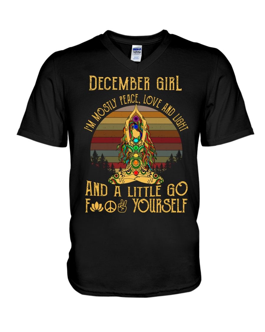 December Girl I'm Mostly Peace Love And Light Buddha Yoga Shirt. Apparel December Girl I'm Mostly Peace Love And Light Buddha Yoga Shirt. Apparel