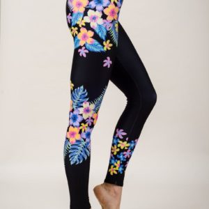 Flower Floral Leggings Legging for Surf/Yoga Apparel