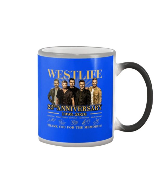 Westlife 22nd Anniversary 1998 2020 thank you for the memories signatures shirt Uncategorized