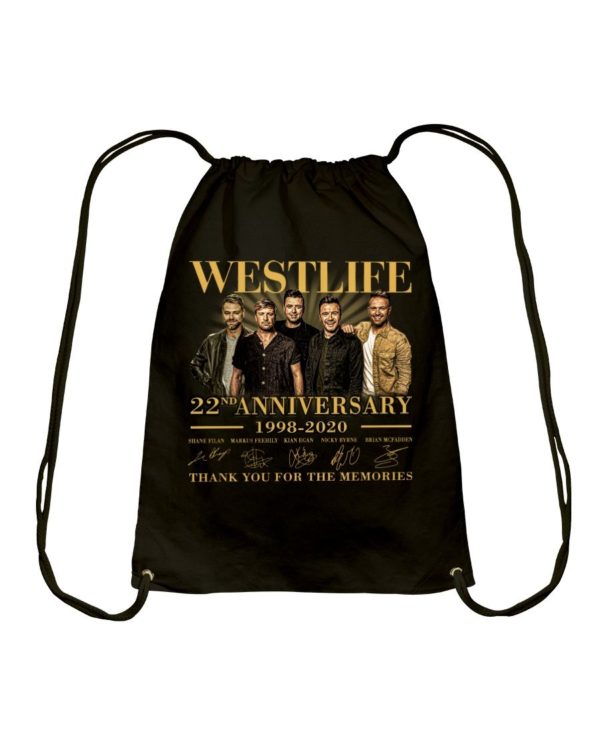 Westlife 22nd Anniversary 1998 2020 thank you for the memories signatures shirt Uncategorized