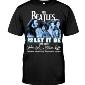 The Beatles 50 Years Let It Be 1970 2020 Signature Shirt Uncategorized