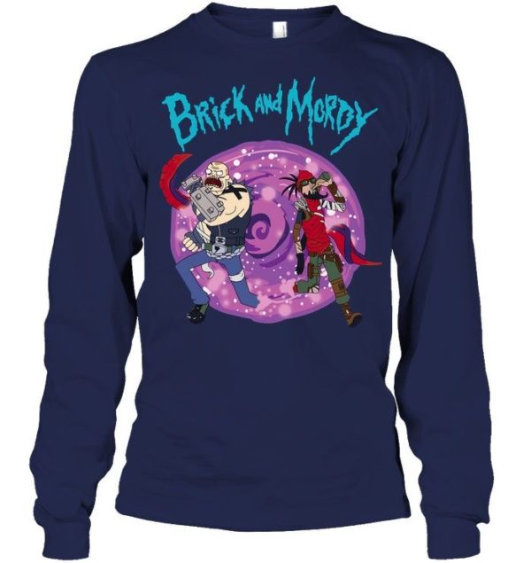 Brick and Mordy Parody Rick & Morty Shirt Apparel