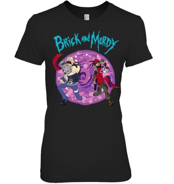 Brick and Mordy Parody Rick & Morty Shirt Apparel