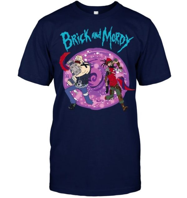 Brick and Mordy Parody Rick & Morty Shirt Apparel