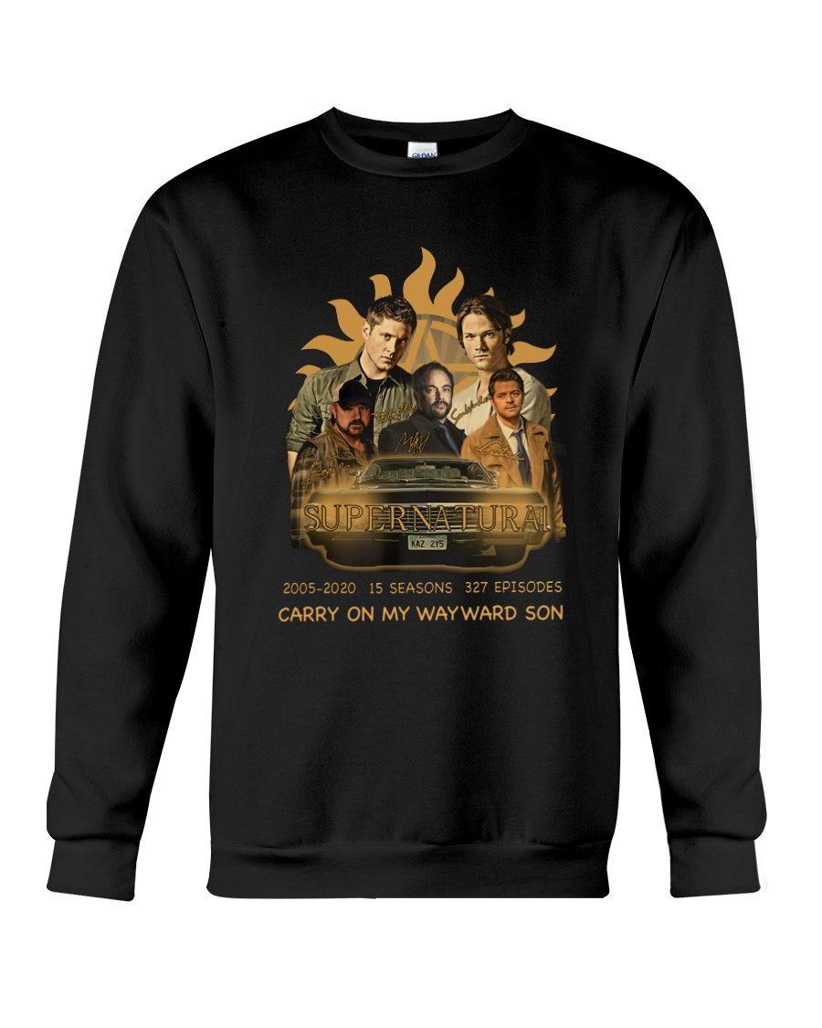 Supernatural Carry On My Wayward Son 2005 2020 Shirt Apparel Supernatural Carry On My Wayward Son 2005 2020 Shirt Apparel