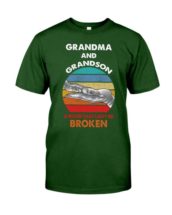 Grandma And Grandson A Born That Can't Be Broken Shirt Apparel