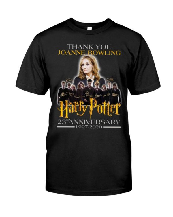 Thank You Joanne Rowling Harry Potter 23rd Anniversary 1997 2020 Shirt Apparel