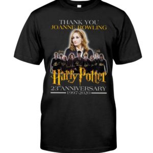 Thank You Joanne Rowling Harry Potter 23rd Anniversary 1997 2020 Shirt Uncategorized