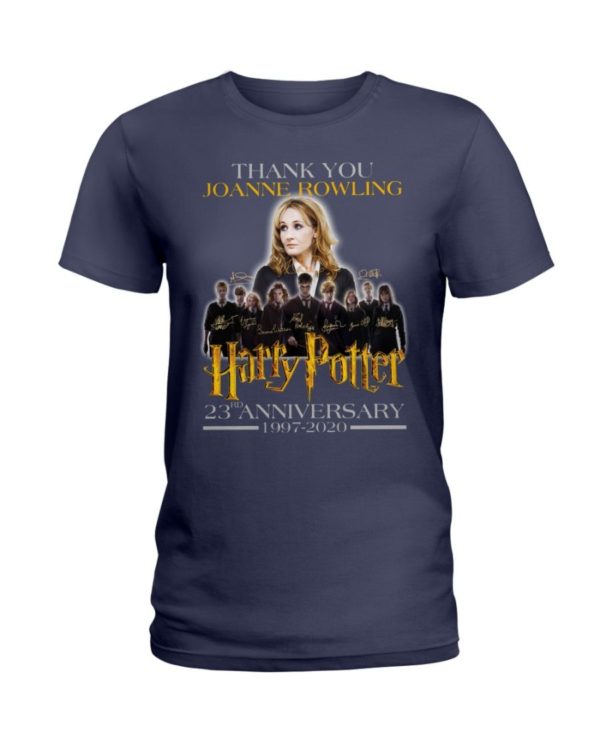 Thank You Joanne Rowling Harry Potter 23rd Anniversary 1997 2020 Shirt Apparel