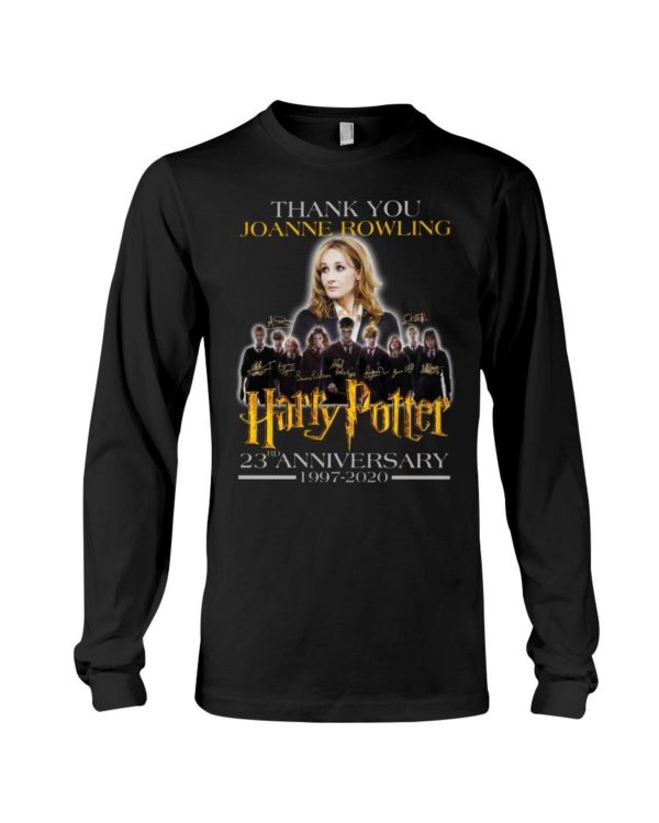 Thank You Joanne Rowling Harry Potter 23rd Anniversary 1997 2020 Shirt Apparel