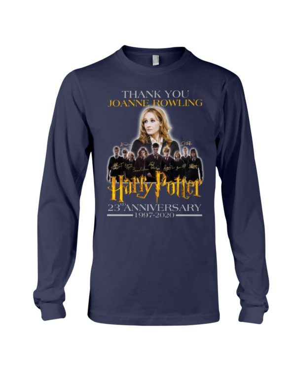 Thank You Joanne Rowling Harry Potter 23rd Anniversary 1997 2020 Shirt Apparel