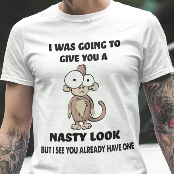I Was Going To Give You A Nasty Look But I See You Already Have One Shirt Apparel