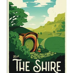 Visit The Shire Poster Apparel