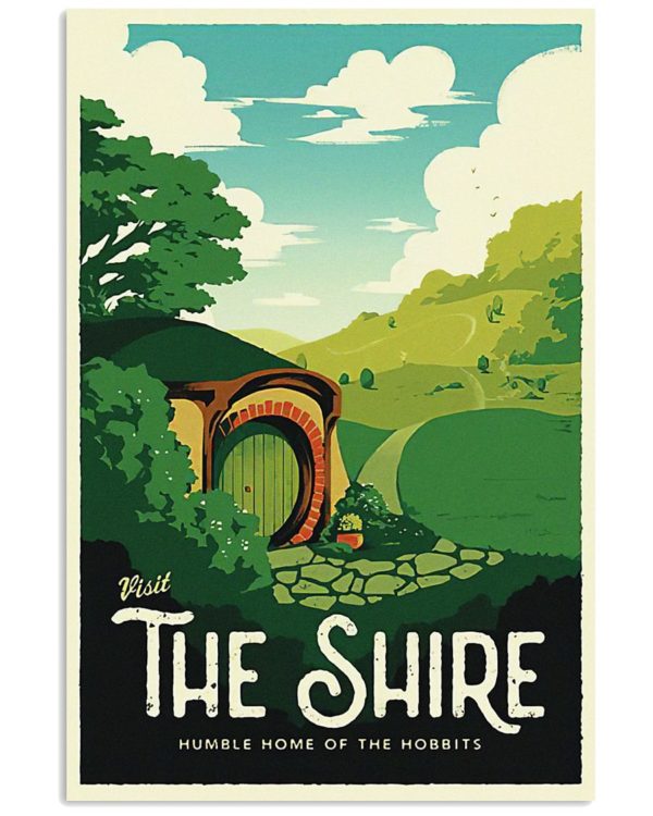 Visit The Shire Poster Apparel