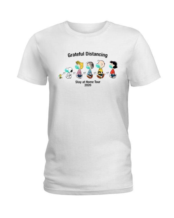 Grateful Distancing Snoopy Stat At Home Tour 2020 Shirt Apparel