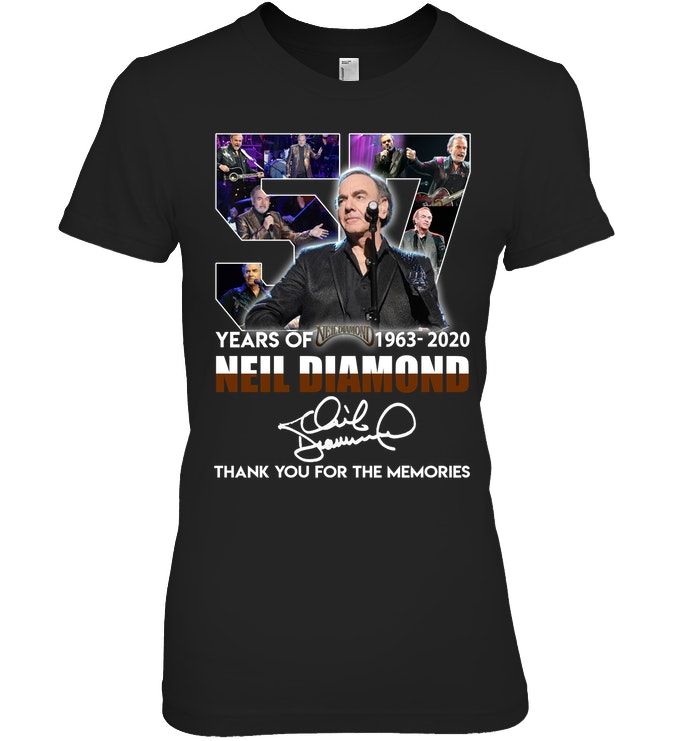 Neil Diamond 57 Years Thank You For The Memories Signature Shirt Apparel Neil Diamond 57 Years Thank You For The Memories Signature Shirt Apparel