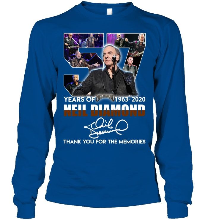 Neil Diamond 57 Years Thank You For The Memories Signature Shirt Apparel Neil Diamond 57 Years Thank You For The Memories Signature Shirt Apparel