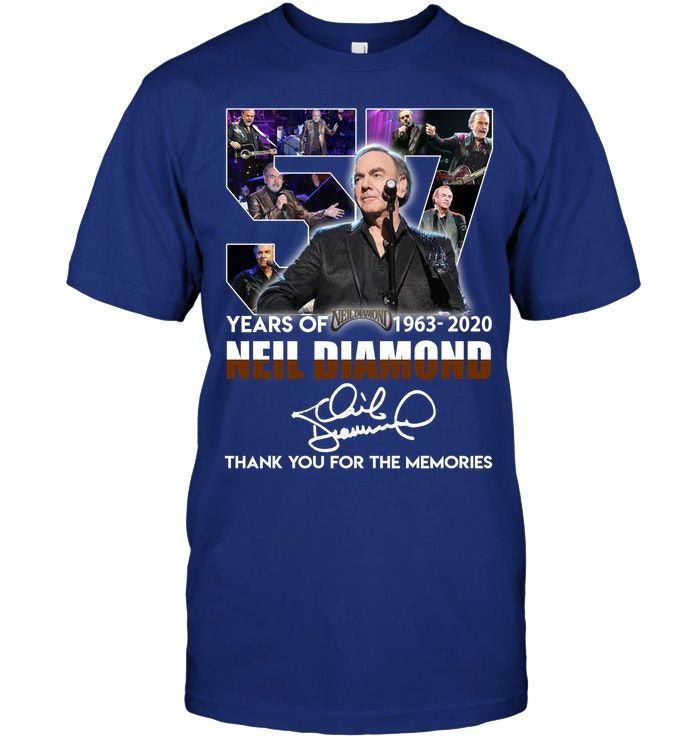 Neil Diamond 57 Years Thank You For The Memories Signature Shirt Apparel Neil Diamond 57 Years Thank You For The Memories Signature Shirt Apparel