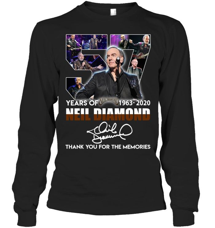 Neil Diamond 57 Years Thank You For The Memories Signature Shirt Apparel Neil Diamond 57 Years Thank You For The Memories Signature Shirt Apparel