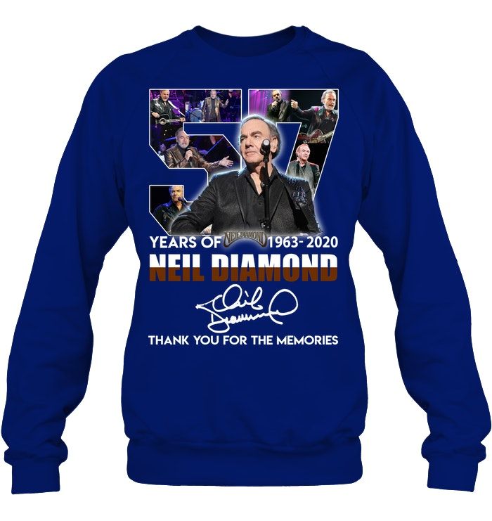 Neil Diamond 57 Years Thank You For The Memories Signature Shirt Apparel Neil Diamond 57 Years Thank You For The Memories Signature Shirt Apparel