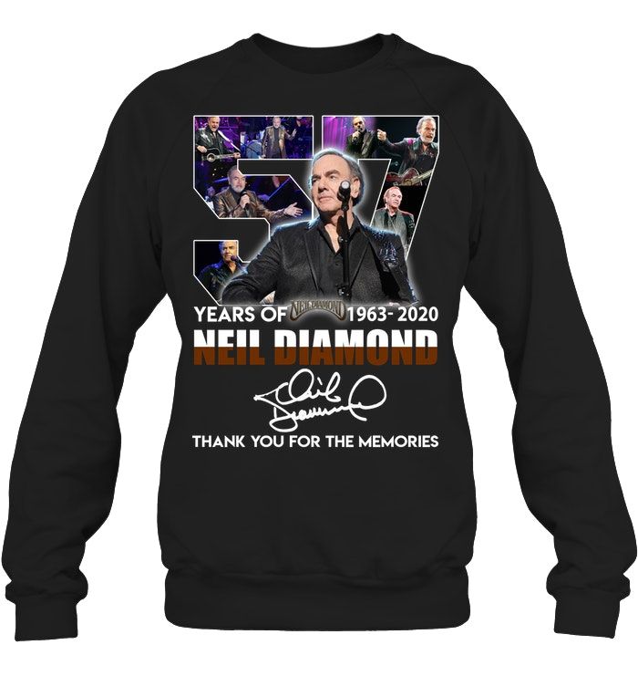 Neil Diamond 57 Years Thank You For The Memories Signature Shirt Apparel Neil Diamond 57 Years Thank You For The Memories Signature Shirt Apparel