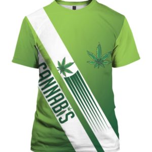 Canabis Weed Leaf 3D All Over Print Shirt Apparel