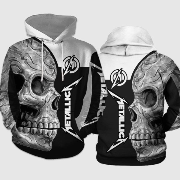 Skull Metallic 3D Shirt Apparel