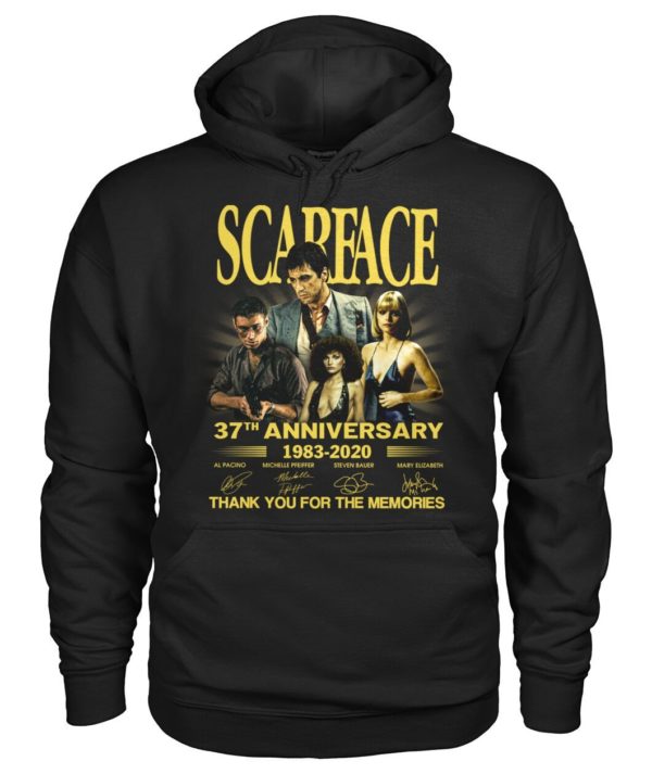 Scarface 37Th Anniversary 1983 2020 Thank You For The Memories Signatures Shirt Apparel