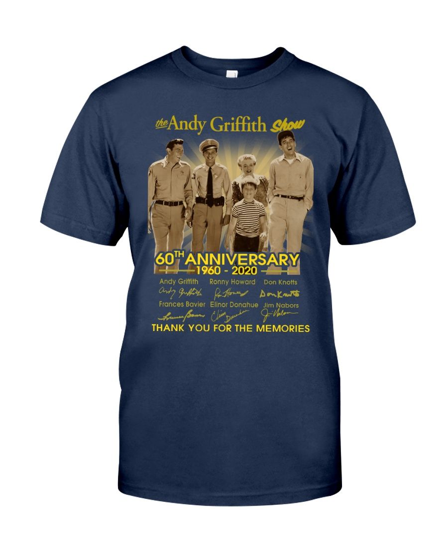 The Andy Griffith Show 60Th Anniversary 1960 2020 Thank You For The Memories Signature Shirt Apparel The Andy Griffith Show 60Th Anniversary 1960 2020 Thank You For The Memories Signature Shirt Apparel