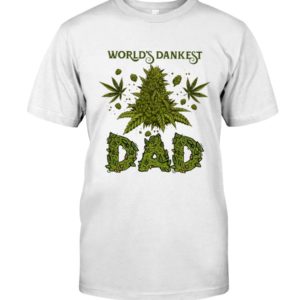 World's Dankest Dad Weed Leaf Shirt Uncategorized