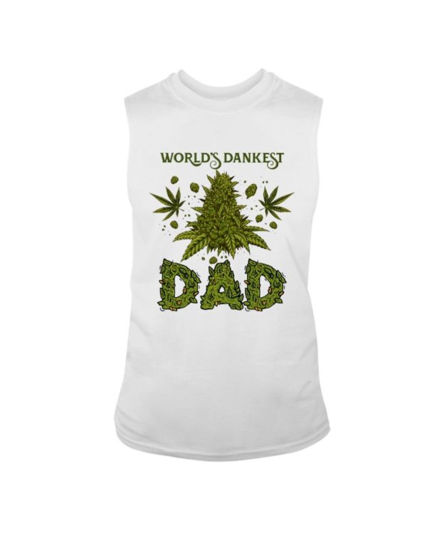 World's Dankest Dad Weed Leaf Shirt Uncategorized
