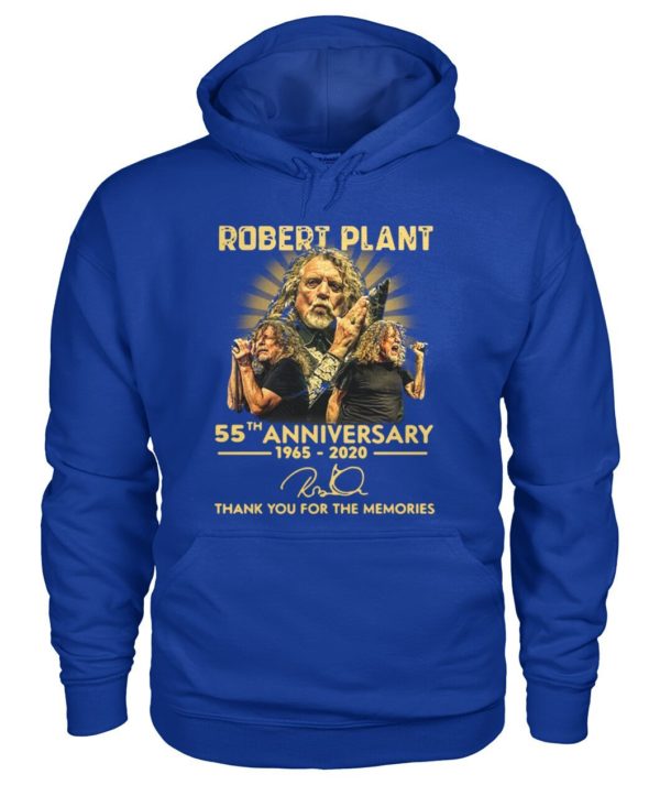 Robert Plant 55th Anniversary 1965 2020 Thank You For The Memories Shirt Apparel