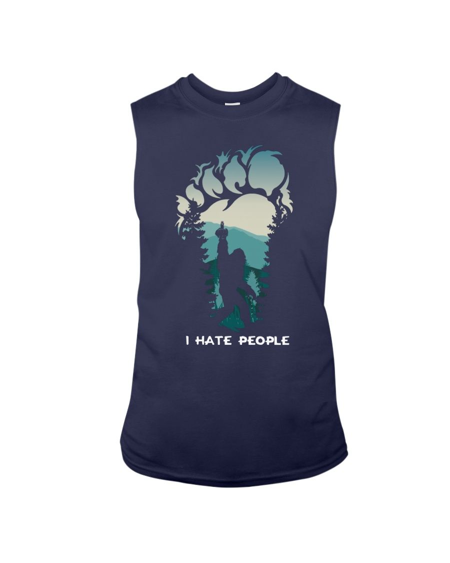 Bigfoot Middle Finger I Hate People Shirt Apparel Bigfoot Middle Finger I Hate People Shirt Apparel