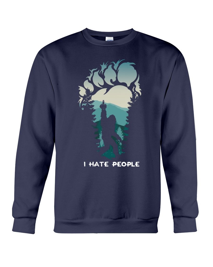 Bigfoot Middle Finger I Hate People Shirt Apparel Bigfoot Middle Finger I Hate People Shirt Apparel