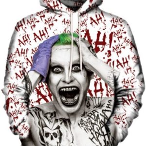 Joker Suicide Squad Crazy Laugh 3D Hoodie Apparel