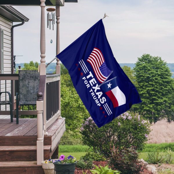 Texas For Trump Flag Apparel