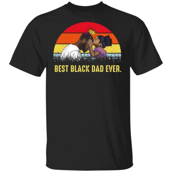 Vintage kobe Bryant And Gianna Bryant Best Black Dad Ever Shirt Apparel