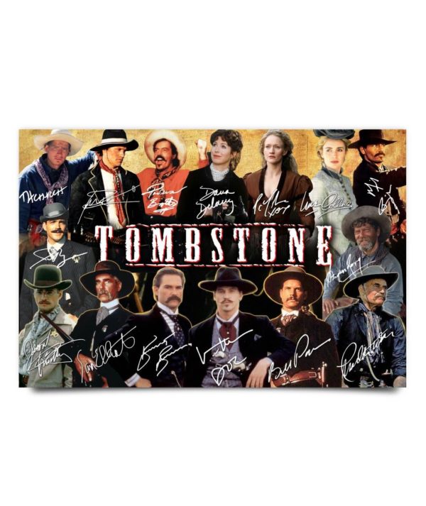 Tombstone All Signature Poster Apparel