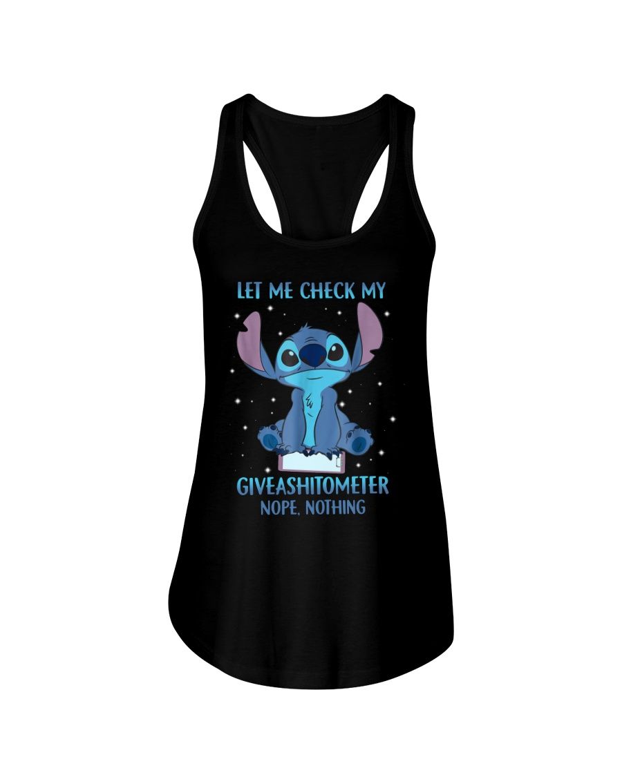 Stitch Let Me Check My Giveashitometer Nope Nothing Shirt Apparel Stitch Let Me Check My Giveashitometer Nope Nothing Shirt Apparel