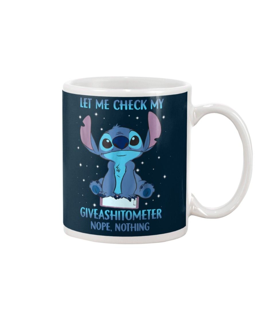 Stitch Let Me Check My Giveashitometer Nope Nothing Shirt Apparel Stitch Let Me Check My Giveashitometer Nope Nothing Shirt Apparel