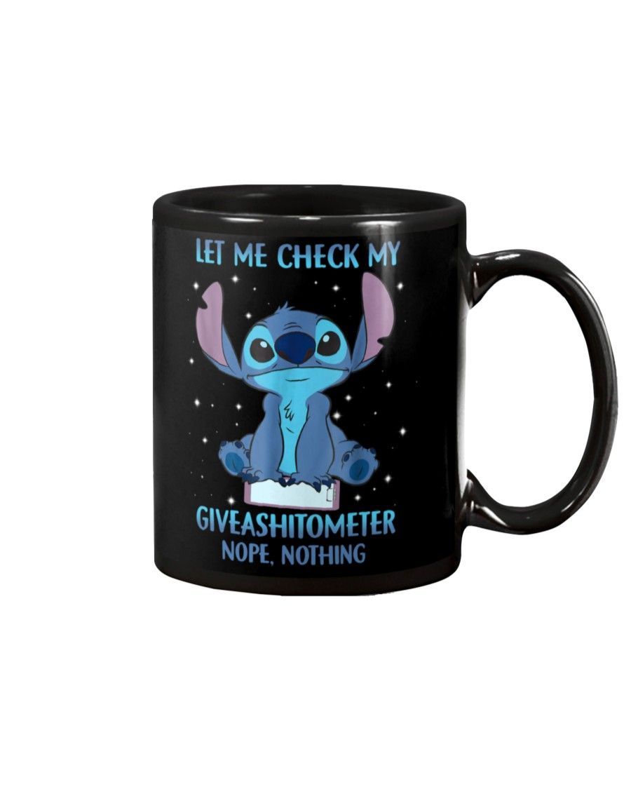 Stitch Let Me Check My Giveashitometer Nope Nothing Shirt Apparel Stitch Let Me Check My Giveashitometer Nope Nothing Shirt Apparel