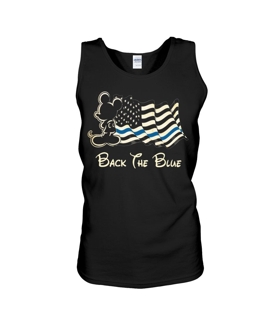 Mickey Mouse USA Flag Back The Blue Shirt Apparel Mickey Mouse USA Flag Back The Blue Shirt Apparel